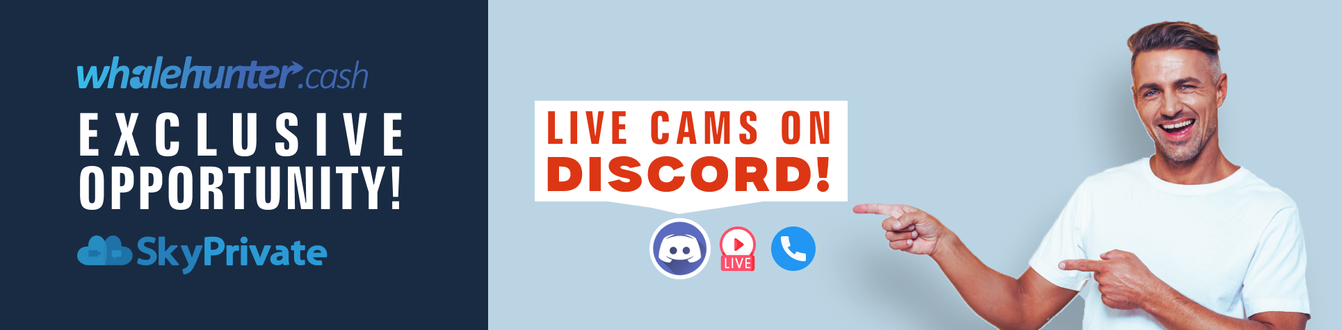 EXCLUSIVE to WhaleHunter.cash Affiliates: Live Cams on Discord